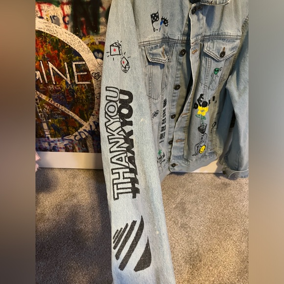 Trademark Brooklyn Cloth unisex Denim jacket size medium - Picture 3 of 4